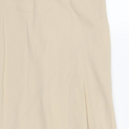 Preworn Womens Beige   A-Line Skirt Size 30 in