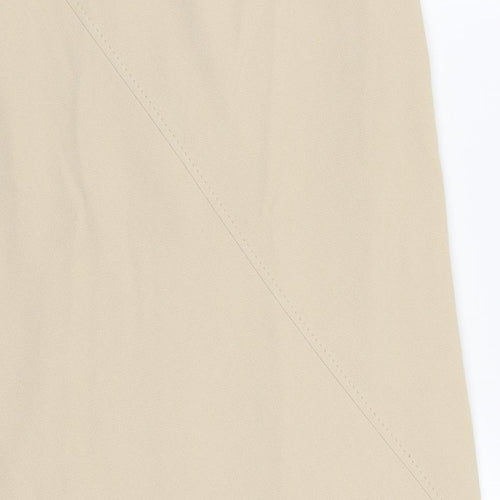 Preworn Womens Beige   A-Line Skirt Size 30 in