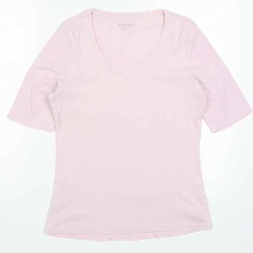Marks and Spencer Womens Pink   Basic T-Shirt Size 14