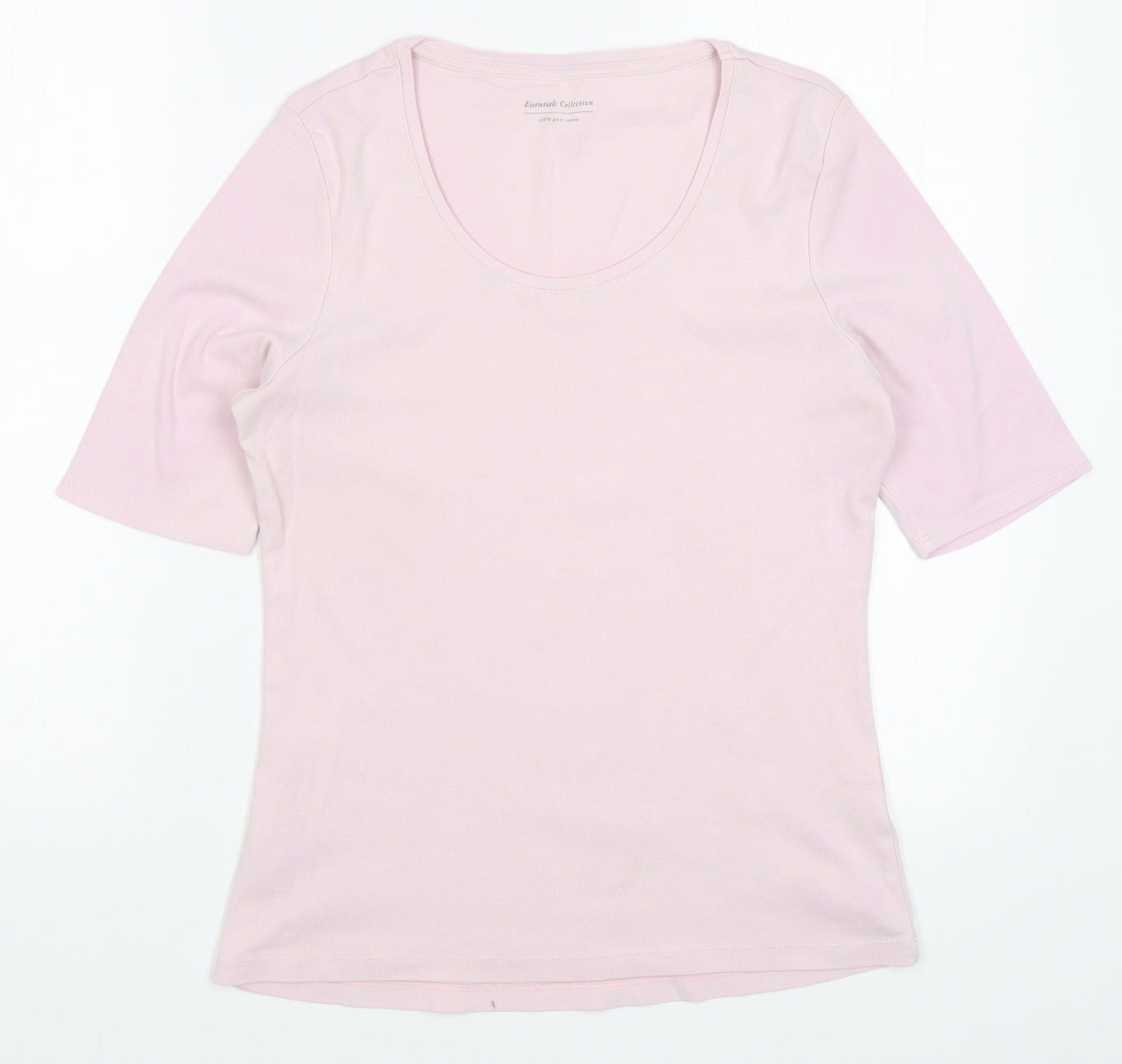 Marks and Spencer Womens Pink   Basic T-Shirt Size 14