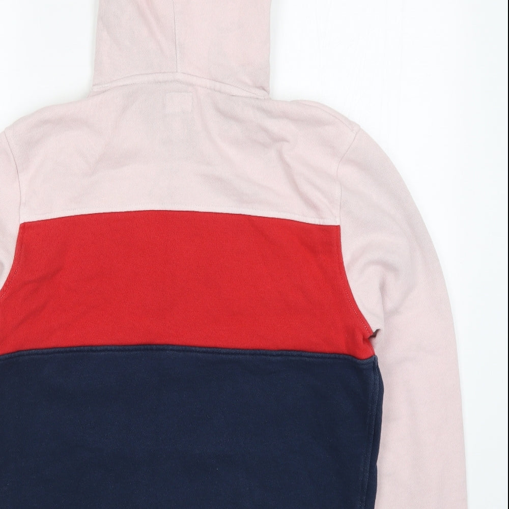 Levi's Mens Multicoloured Striped  Pullover Hoodie Size M