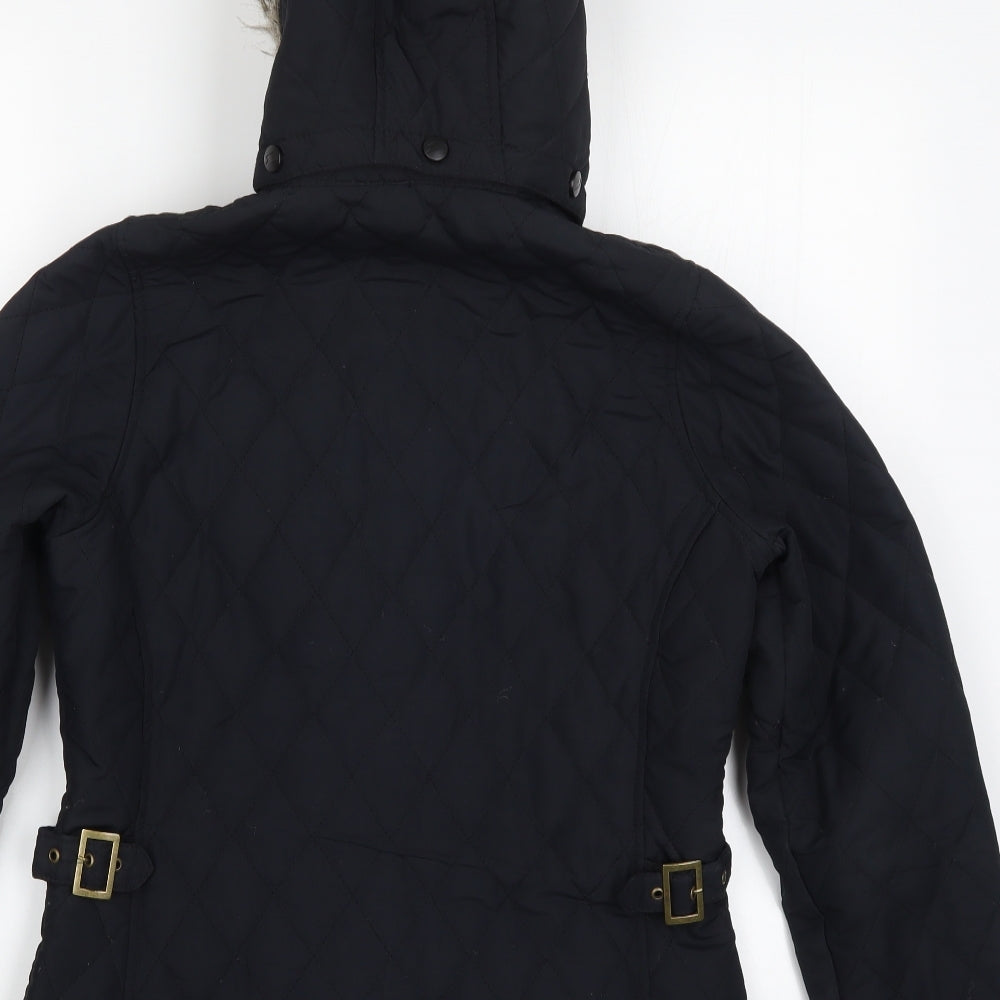 Trespass Womens Black   Quilted Coat Size 10