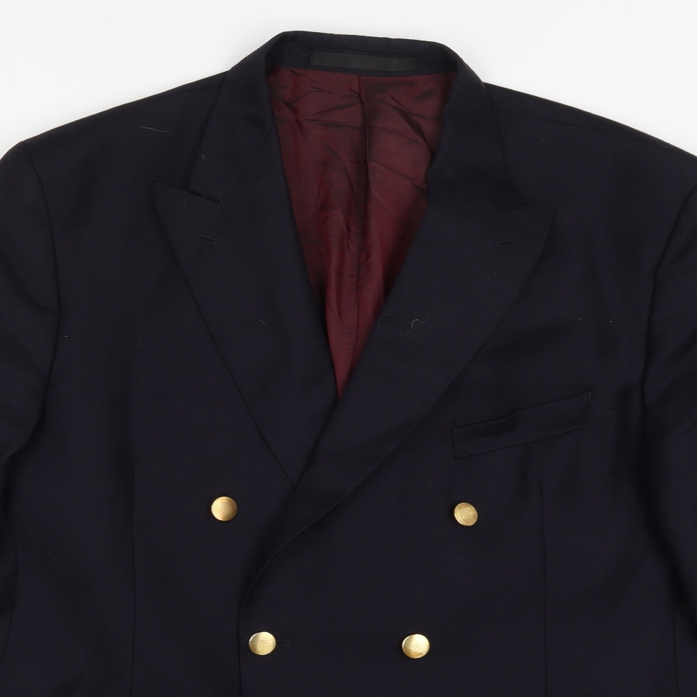 Marks and Spencer Mens Blue   Jacket Suit Jacket Size 44