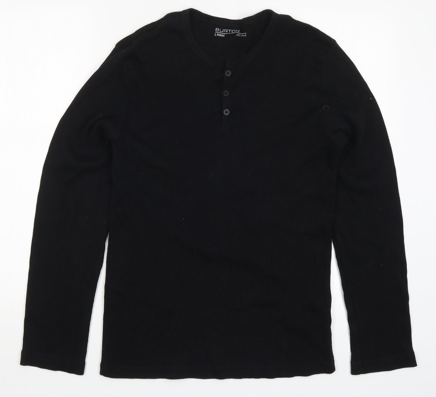 Burton Mens Black    T-Shirt Size L