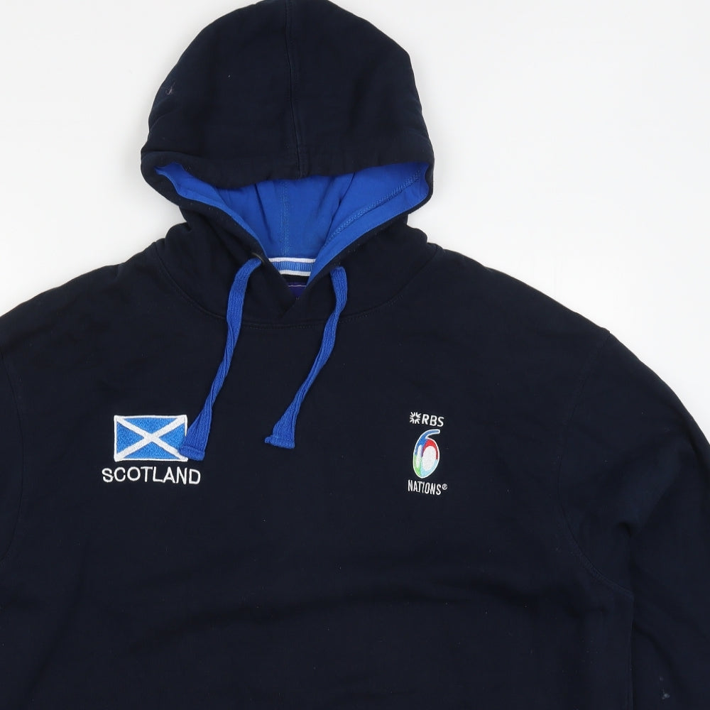 RBS Mens Blue   Pullover Hoodie Size 2XL  - RBS Scotland 6 Nations