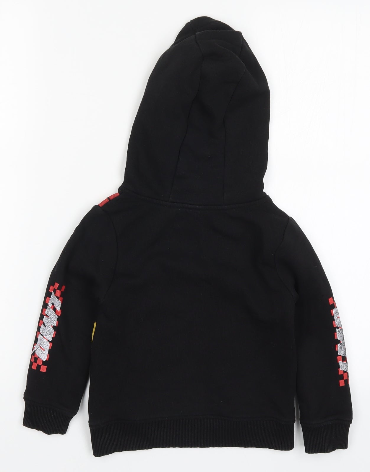 Preworn Boys Black   Pullover Hoodie Size 4 Years  - Lightning McQueen