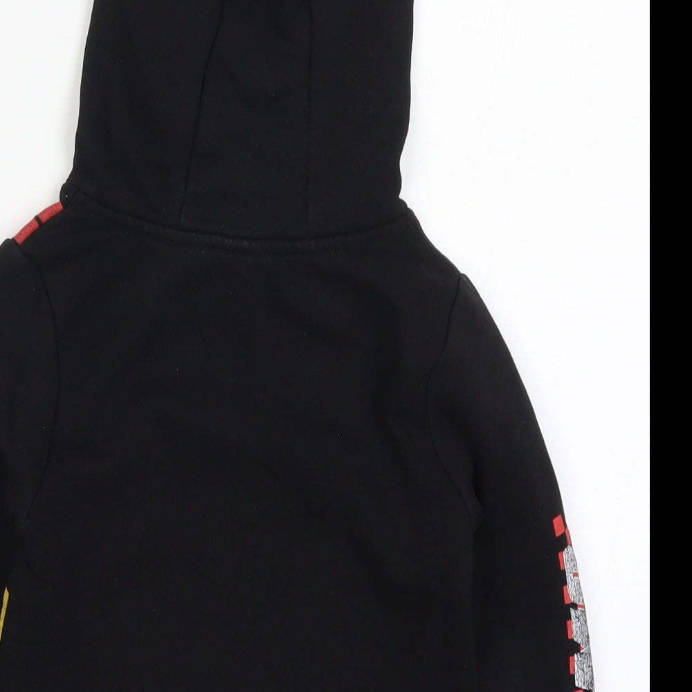 Preworn Boys Black   Pullover Hoodie Size 4 Years  - Lightning McQueen