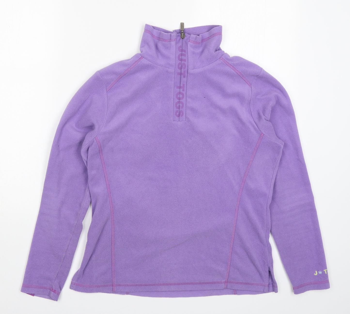 Just Togs Womens Purple  Fleece Jacket  Size 8