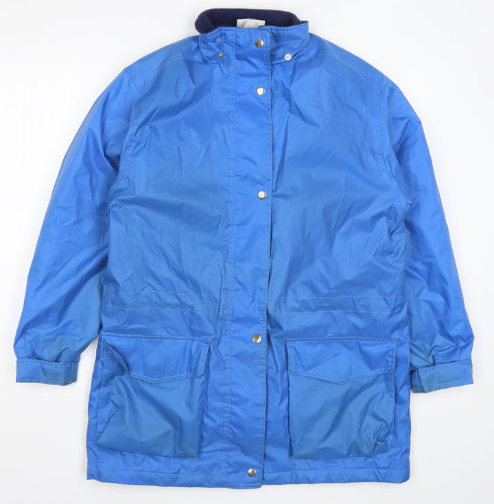 YS Womens Blue Jacket Coat Size M
