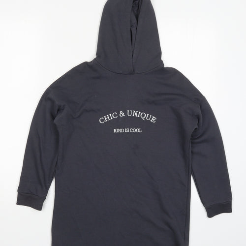 George Girls Grey   Pullover Hoodie Size 8-9 Years  - Chic & Unique Kind is Cool