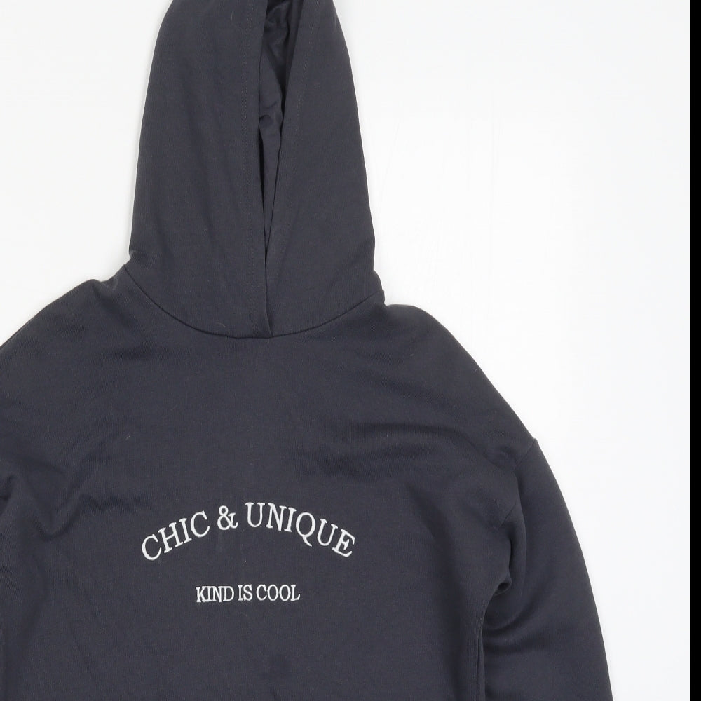 George Girls Grey   Pullover Hoodie Size 8-9 Years  - Chic & Unique Kind is Cool