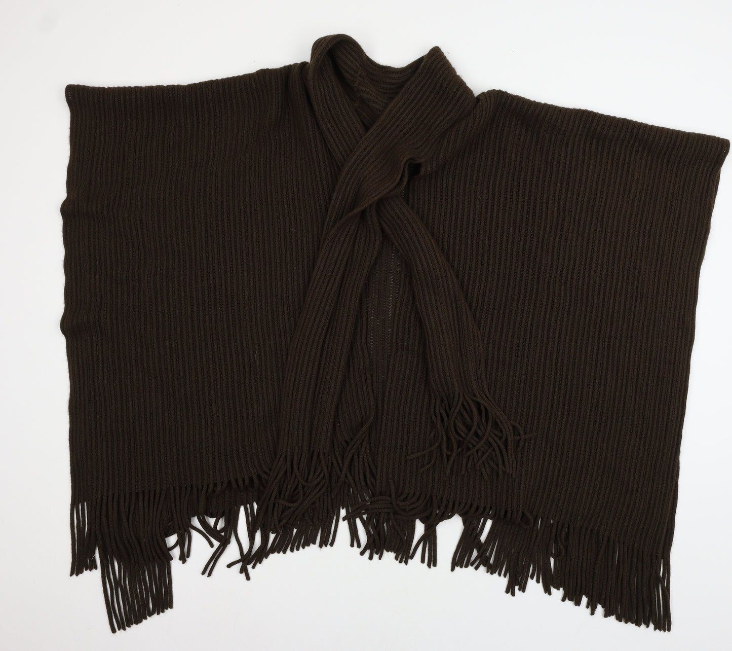 Preworn Womens Brown  Knit  Scarf