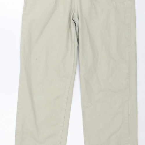PRETTYLITTLETHING Womens Beige  Denim Straight Jeans Size 10 L29 in