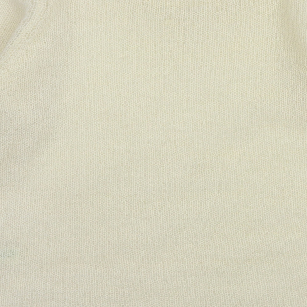 Preworn Womens Ivory  Knit Pullover Jumper Size 8