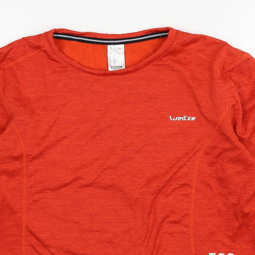 DECATHLON Womens Red  Jersey Basic T-Shirt Size M