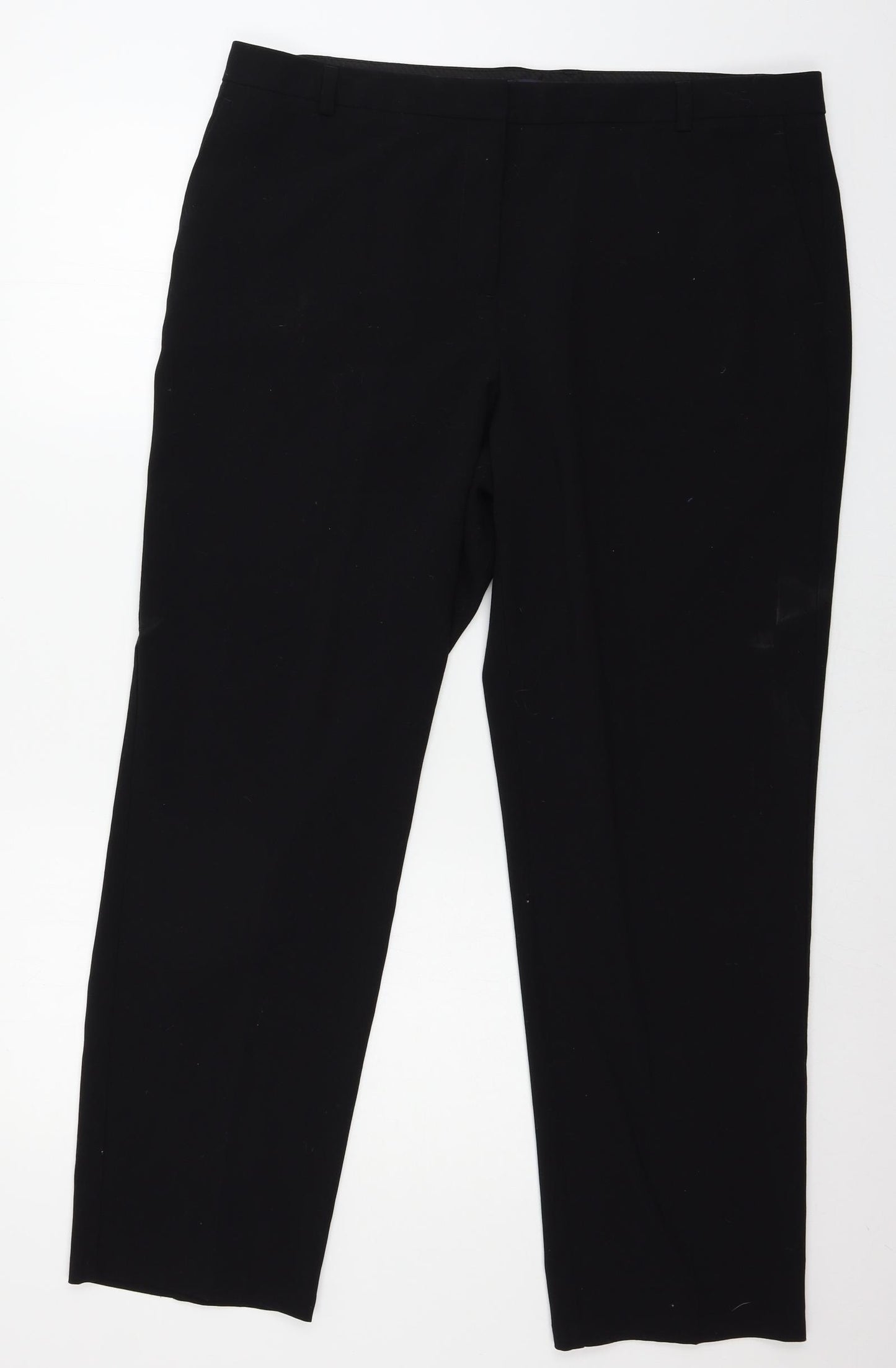 MArks Womens Black   Trousers  Size 18 L29 in