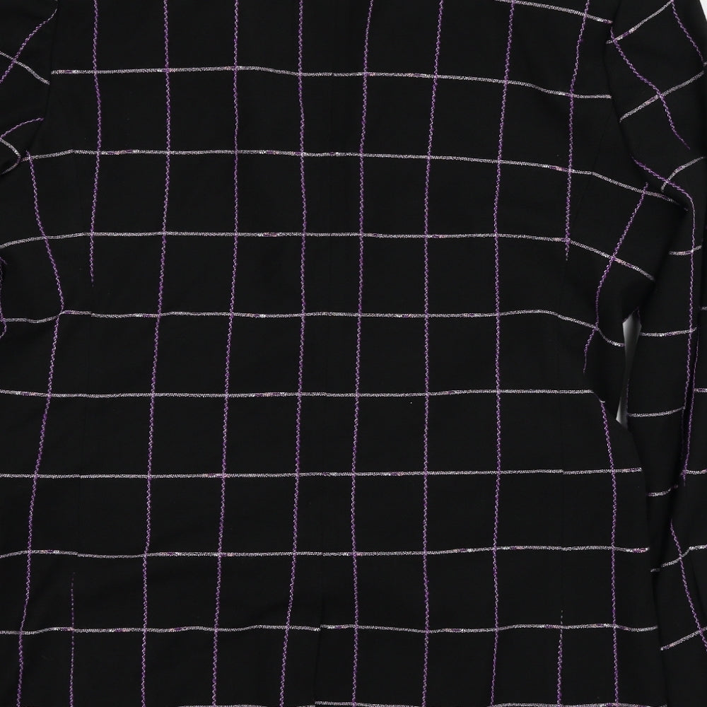 ASOS Mens Black Check  Jacket Blazer Size L