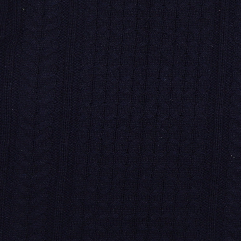 F&F Mens Blue  Knit Pullover Jumper Size 3XL