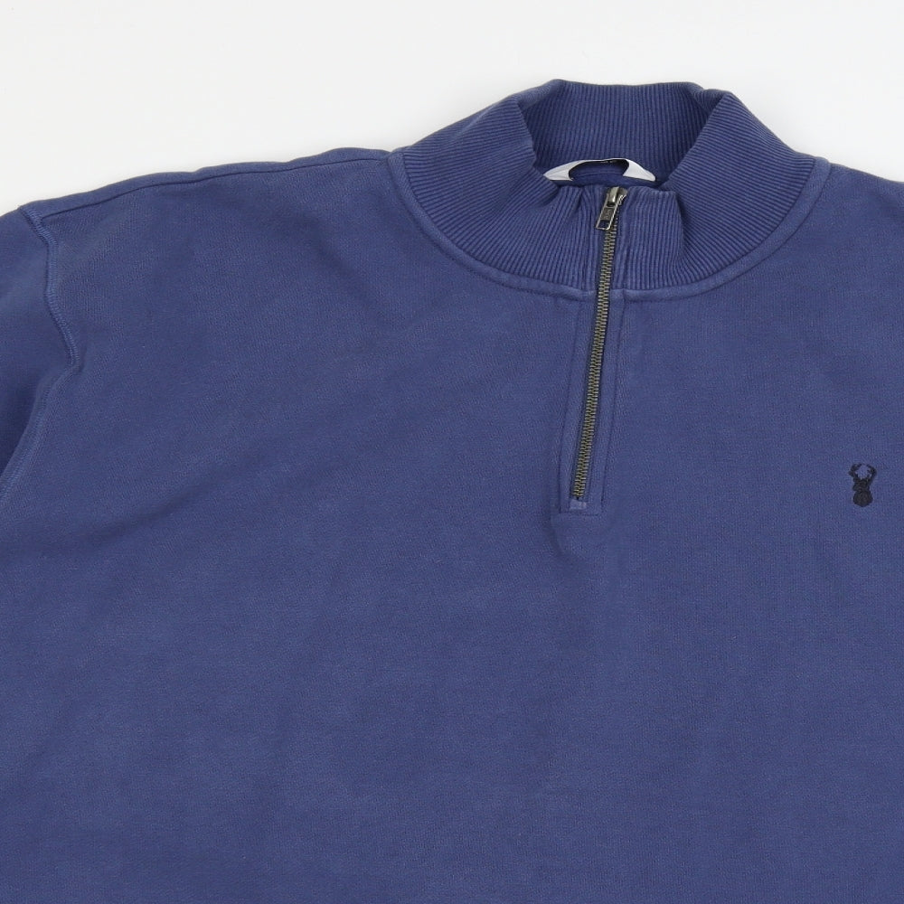 NEXT Mens Blue  Jersey Pullover Sweatshirt Size 4XL