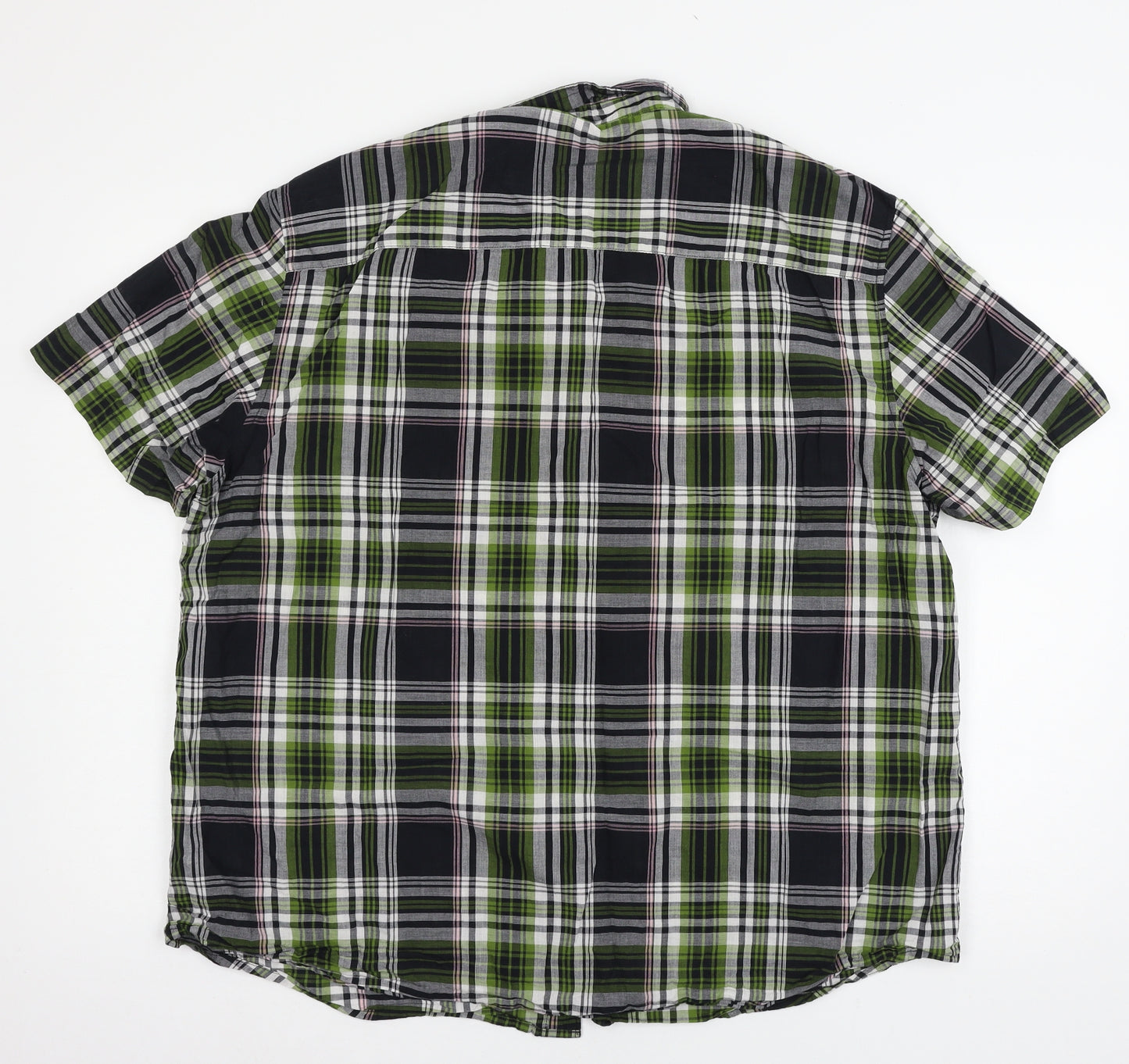 TU Mens Multicoloured Plaid   Button-Up Size XL