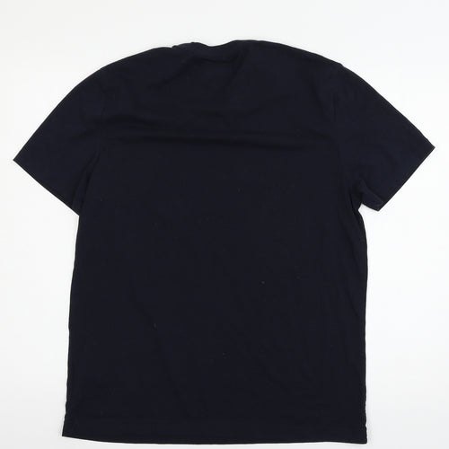 Farah Mens Blue  Jersey  T-Shirt Size L