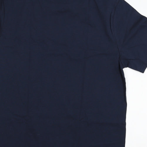 NASA Mens Blue  Jersey  T-Shirt Size L