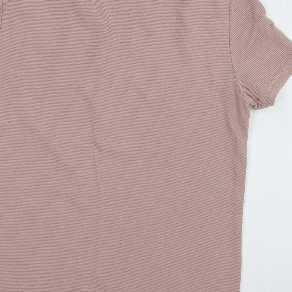 Topman Mens Pink  Jersey  T-Shirt Size M