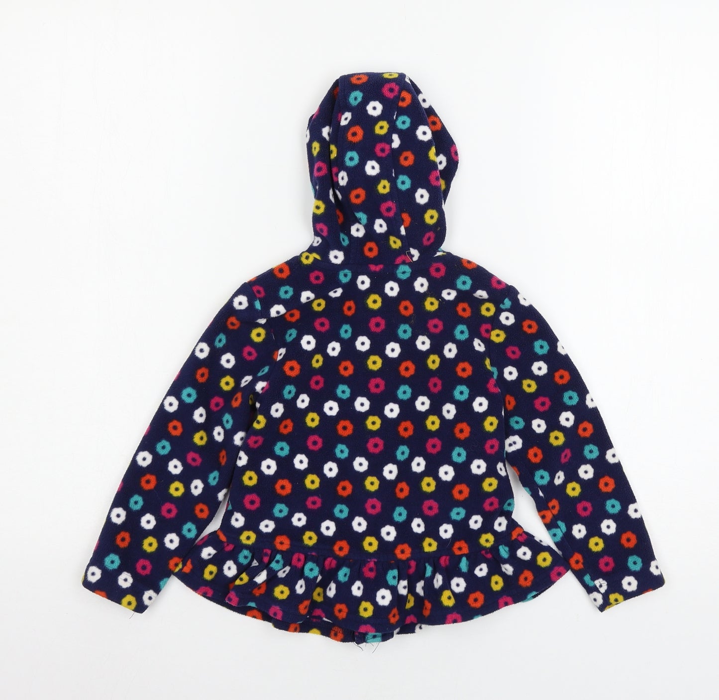 George Girls Blue Floral Fleece Jacket  Size 2-3 Years
