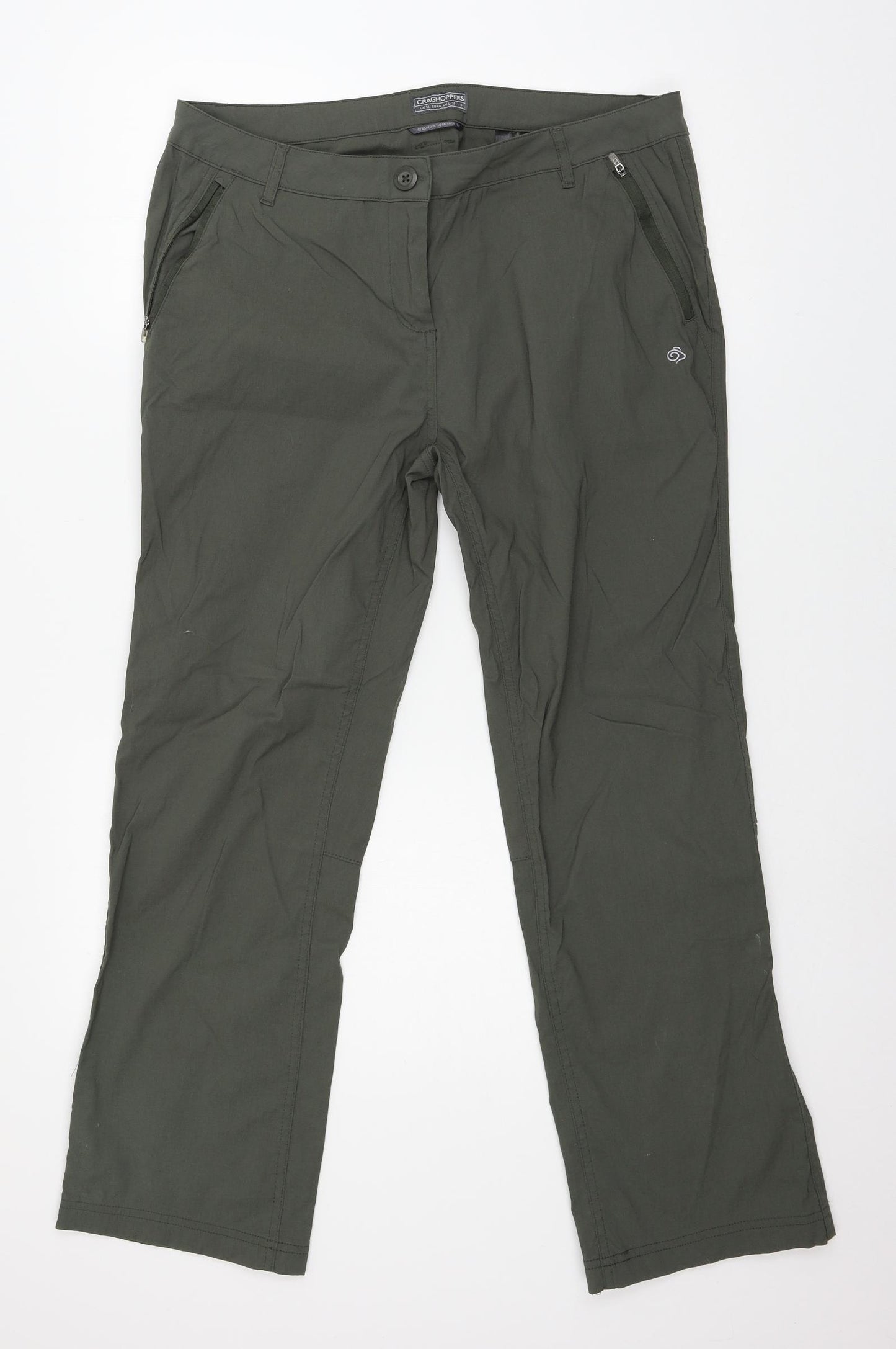 Craghoppers Womens Green   Trousers  Size 14 L28 in