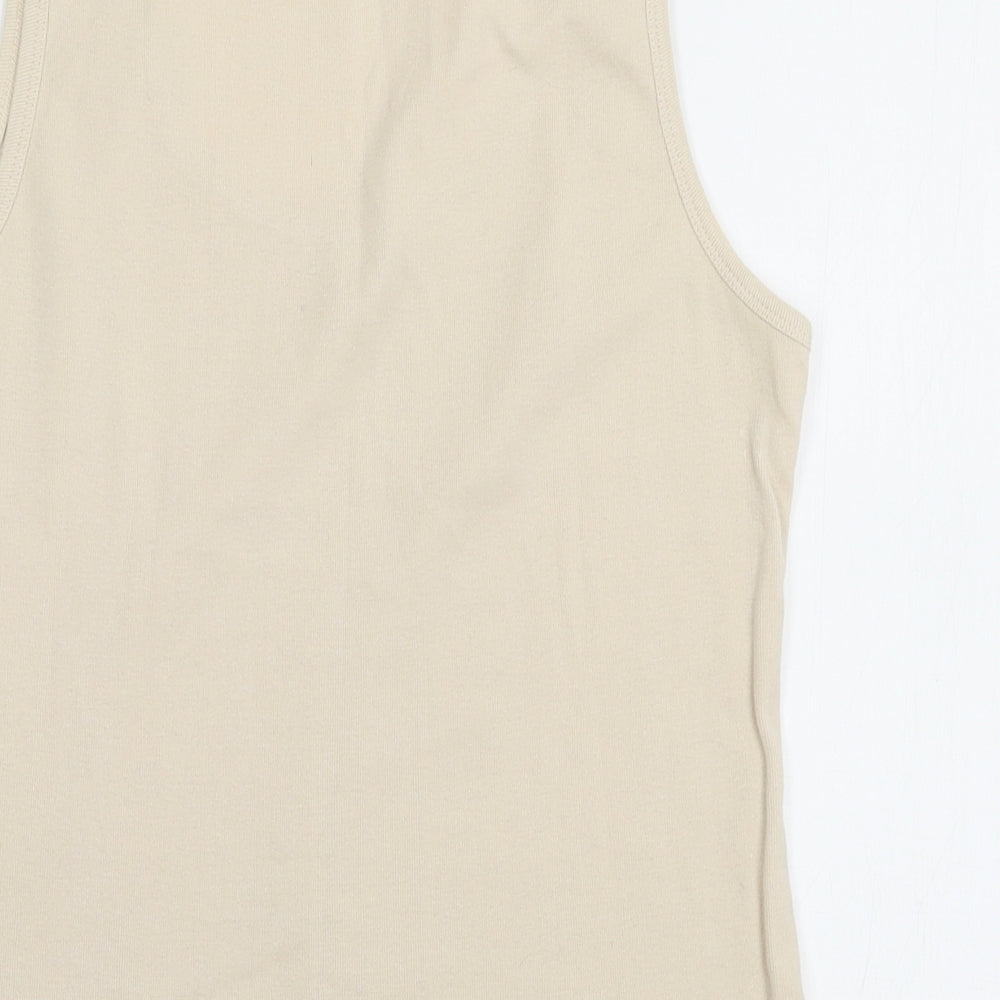 Originals Womens Beige  Jersey Basic Tank Size 14