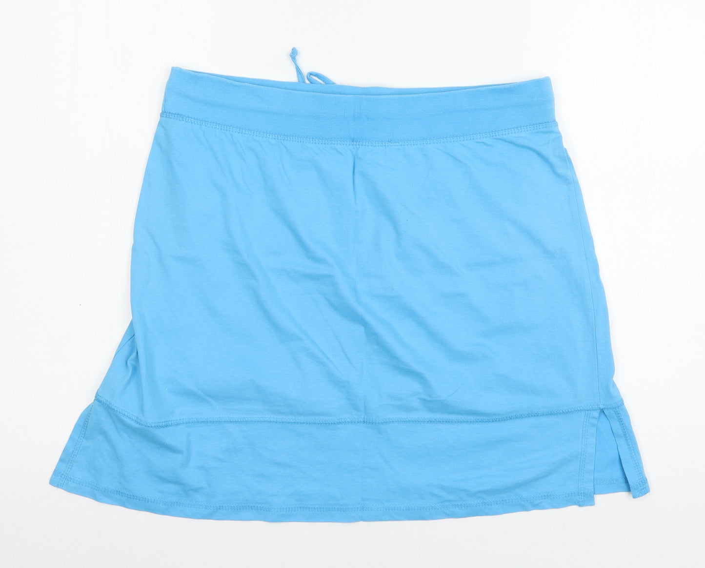 Riviera Womens Blue  Jersey Mini Skirt Size 14