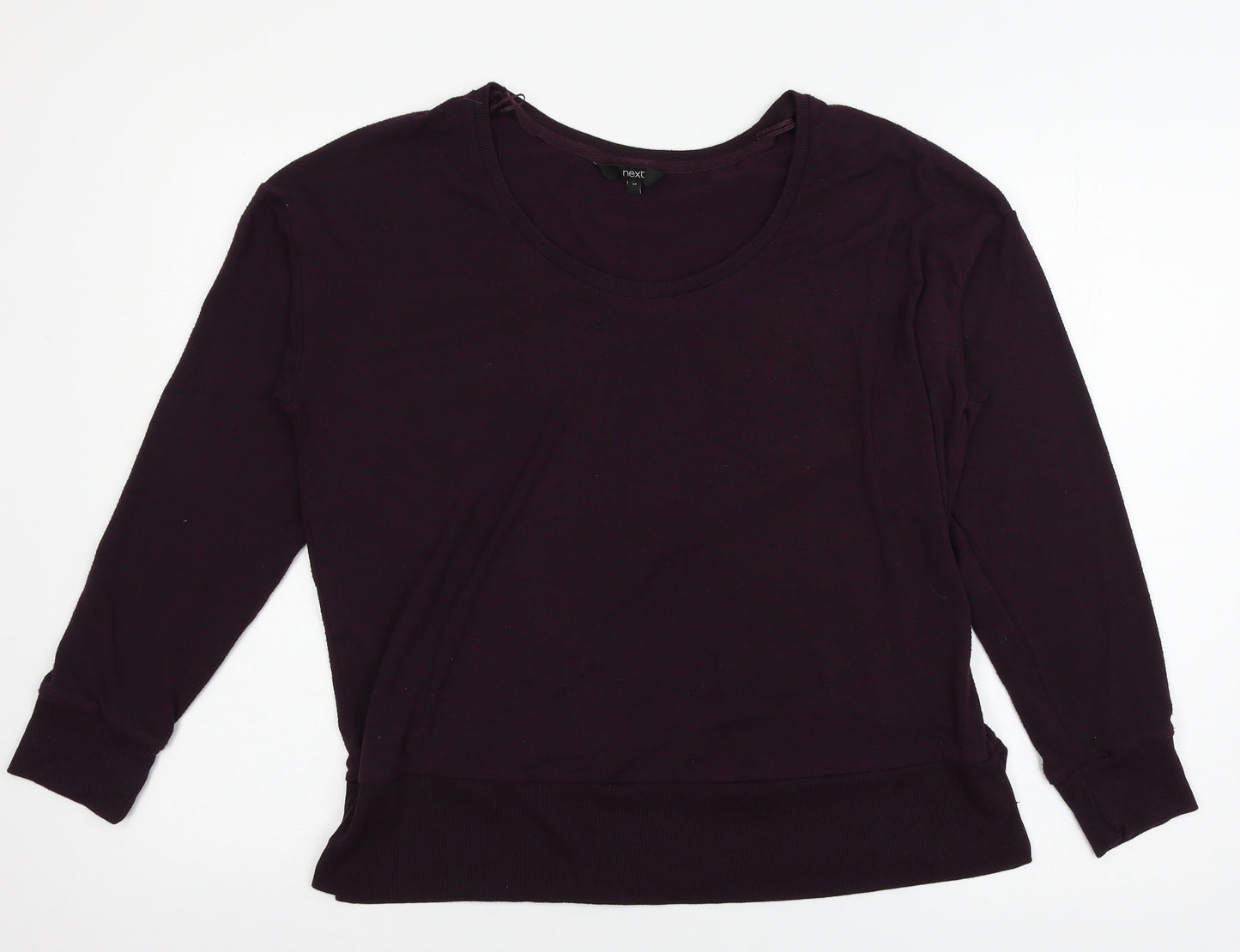 NEXT Womens Purple  Jersey Basic T-Shirt Size 14