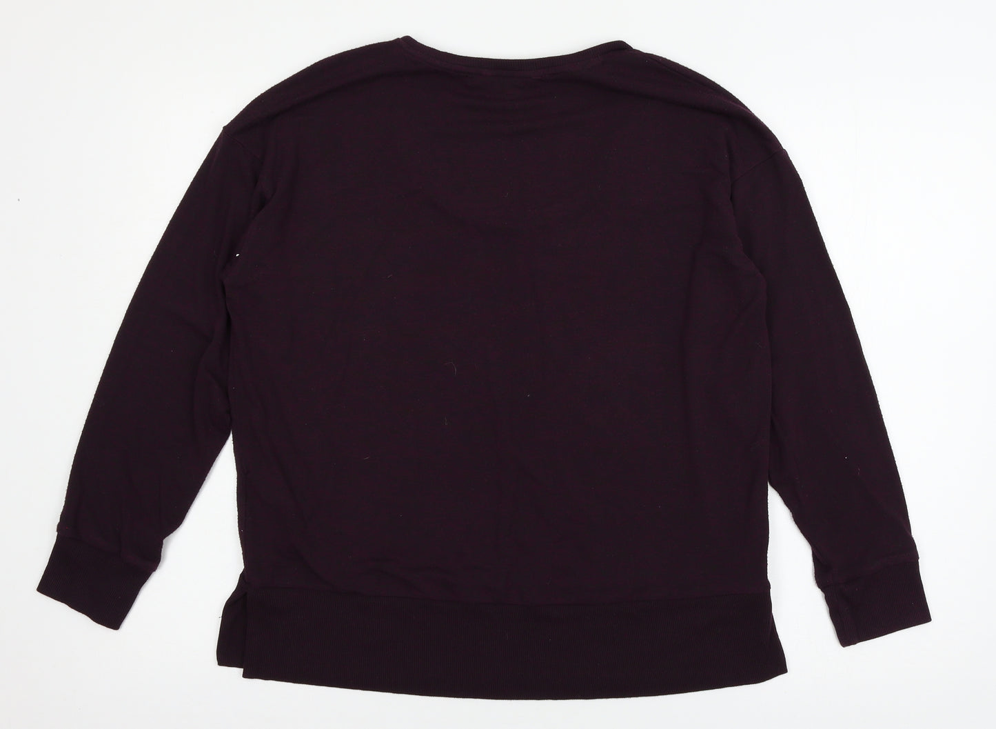 NEXT Womens Purple  Jersey Basic T-Shirt Size 14