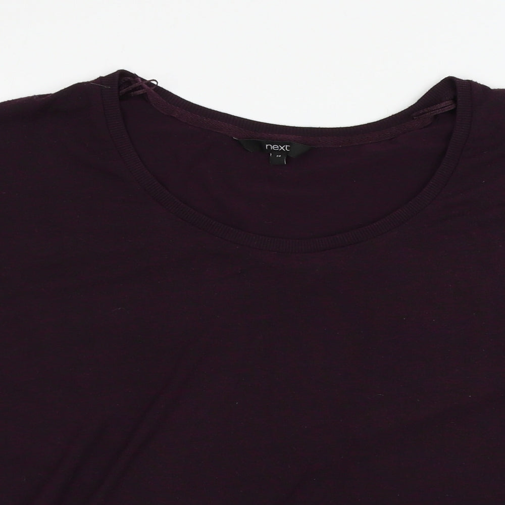 NEXT Womens Purple  Jersey Basic T-Shirt Size 14