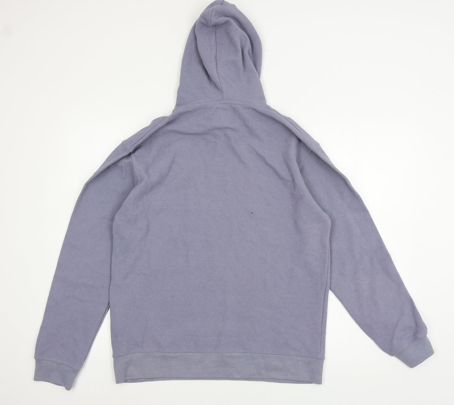 Boohoo Mens Blue  Jersey Pullover Hoodie Size L