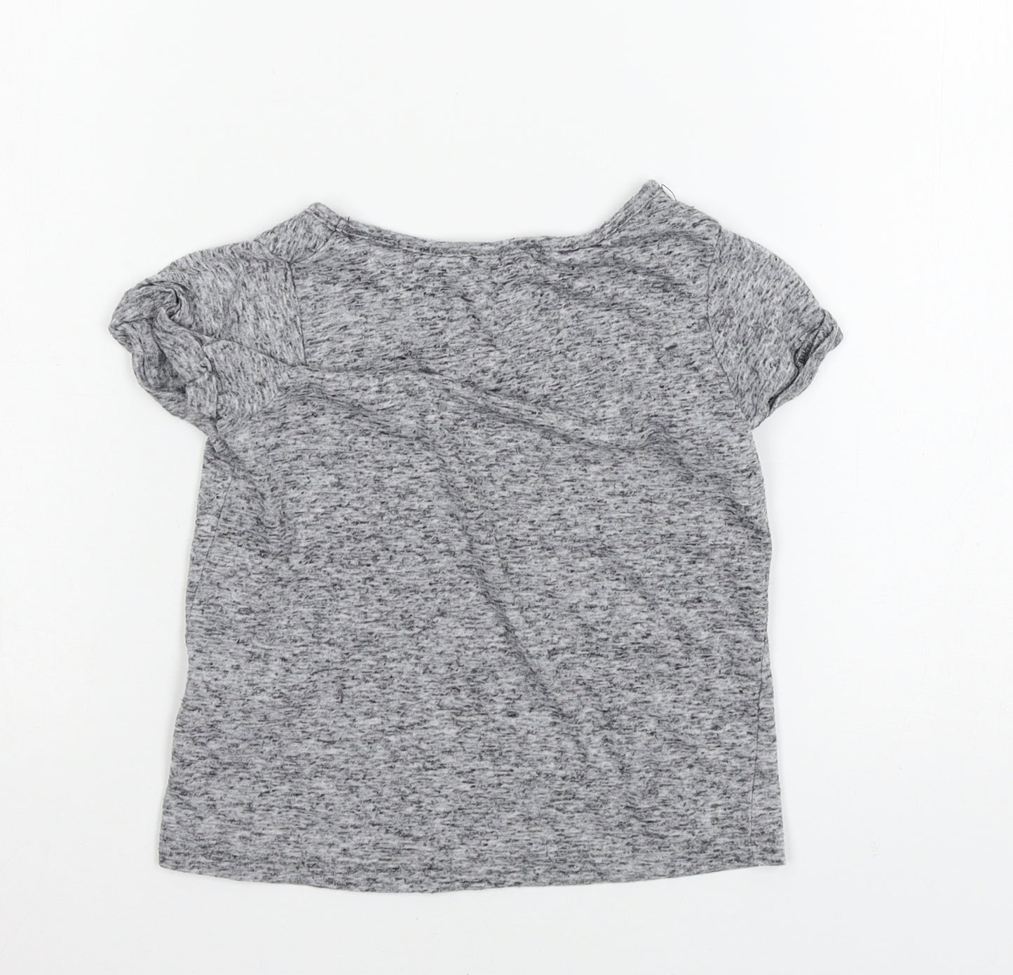 Indigo Girls Grey  Jersey Basic T-Shirt Size 4-5 Years