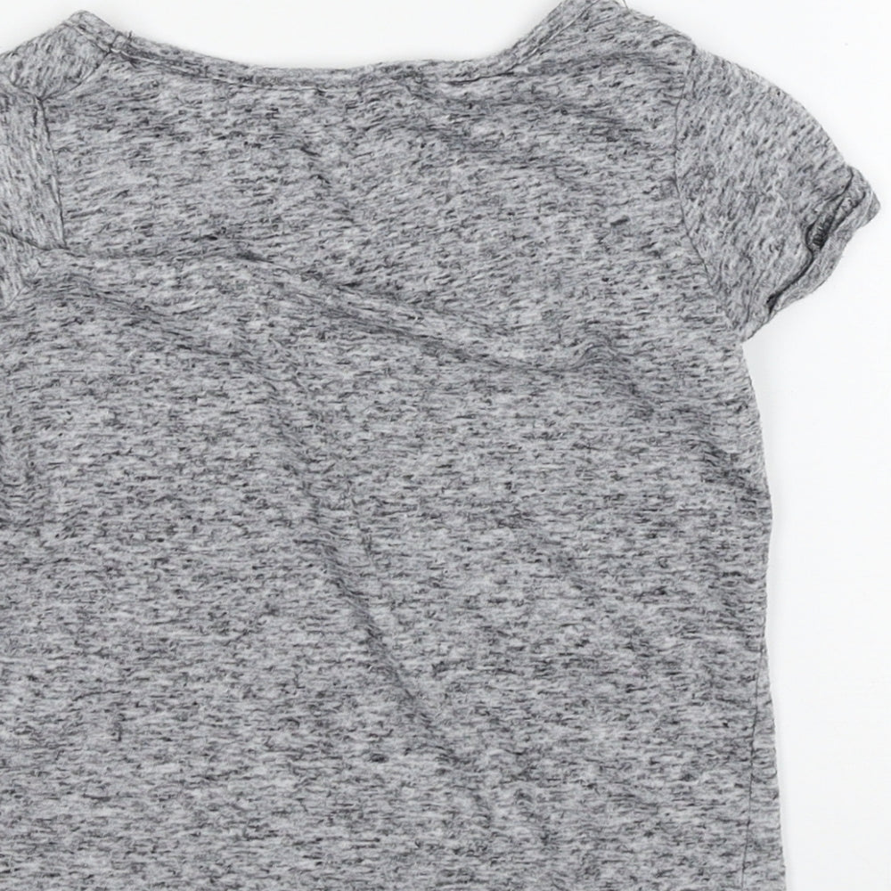 Indigo Girls Grey  Jersey Basic T-Shirt Size 4-5 Years