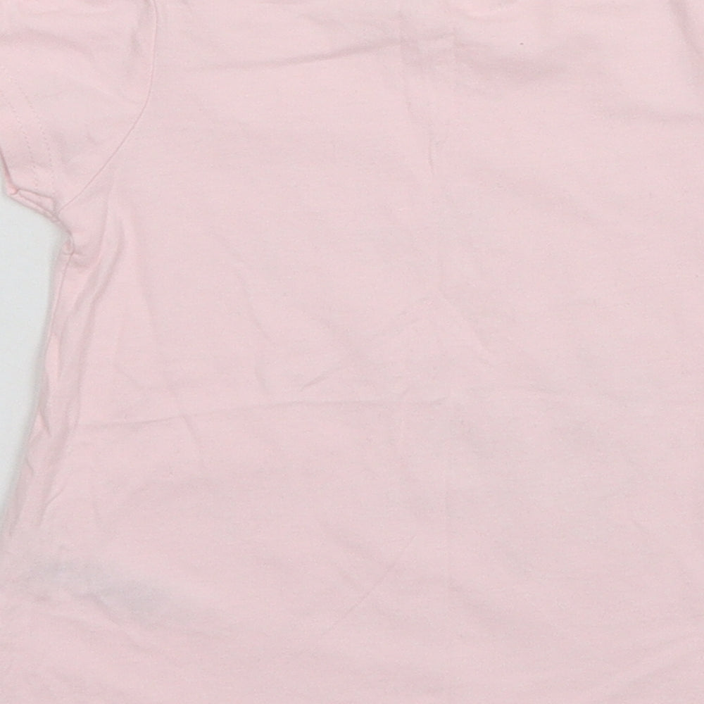 George Girls Pink  Jersey Basic T-Shirt Size 12-18 Months  - mummys little princess