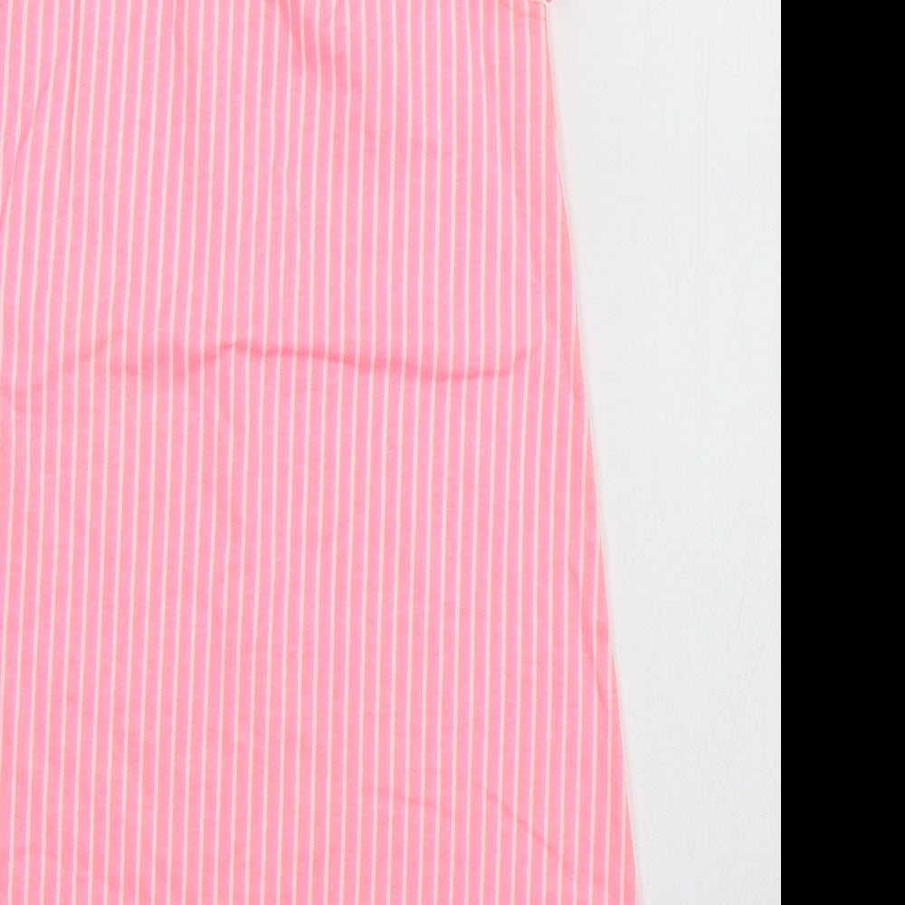 George Girls Pink Striped Jersey Tank Dress  Size 5-6 Years