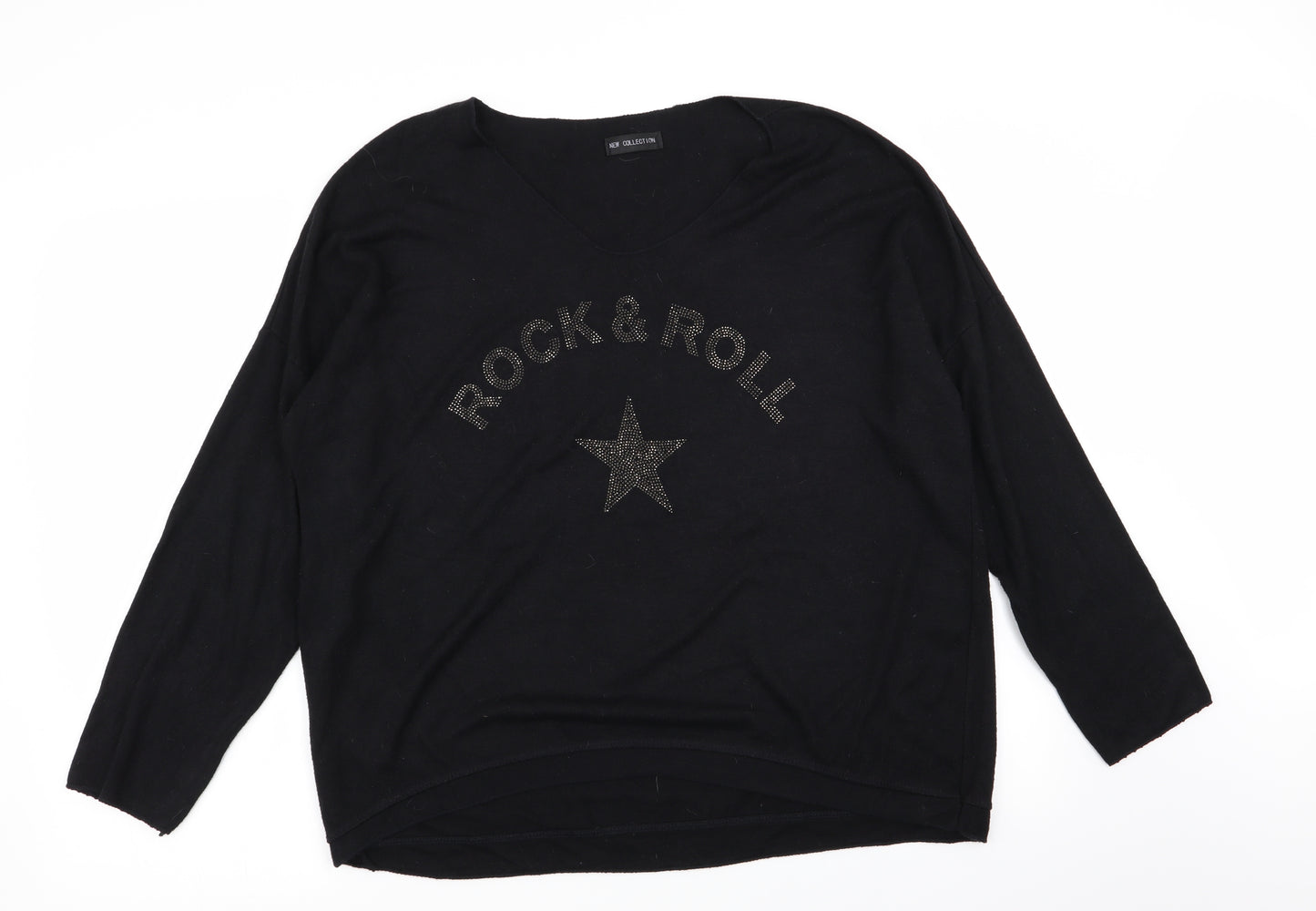 new collection Womens Black   Pullover Jumper Size 16