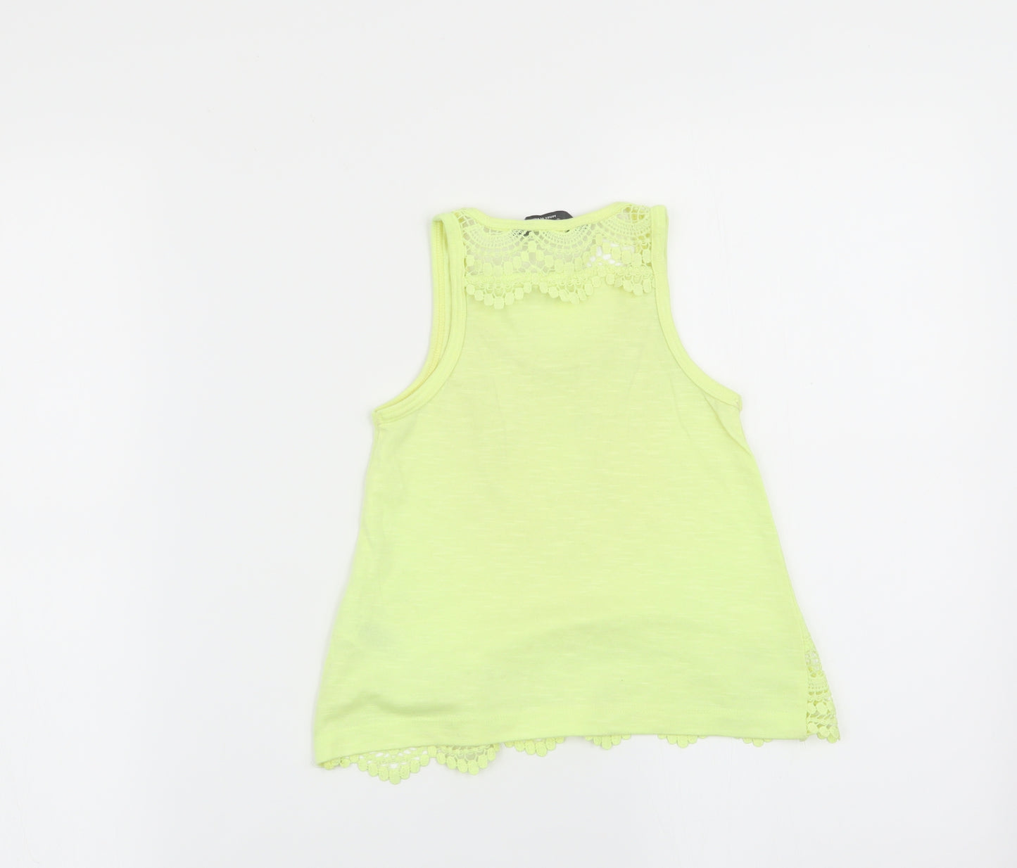 Primark Girls Yellow   Basic Tank Size 3-4 Years