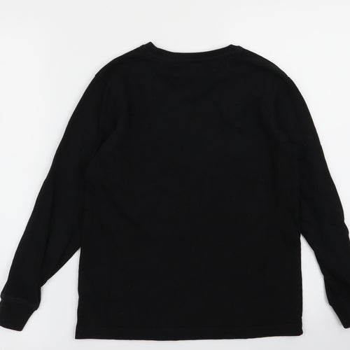 NEXT Boys Black   Pullover Jumper Size 9 Years