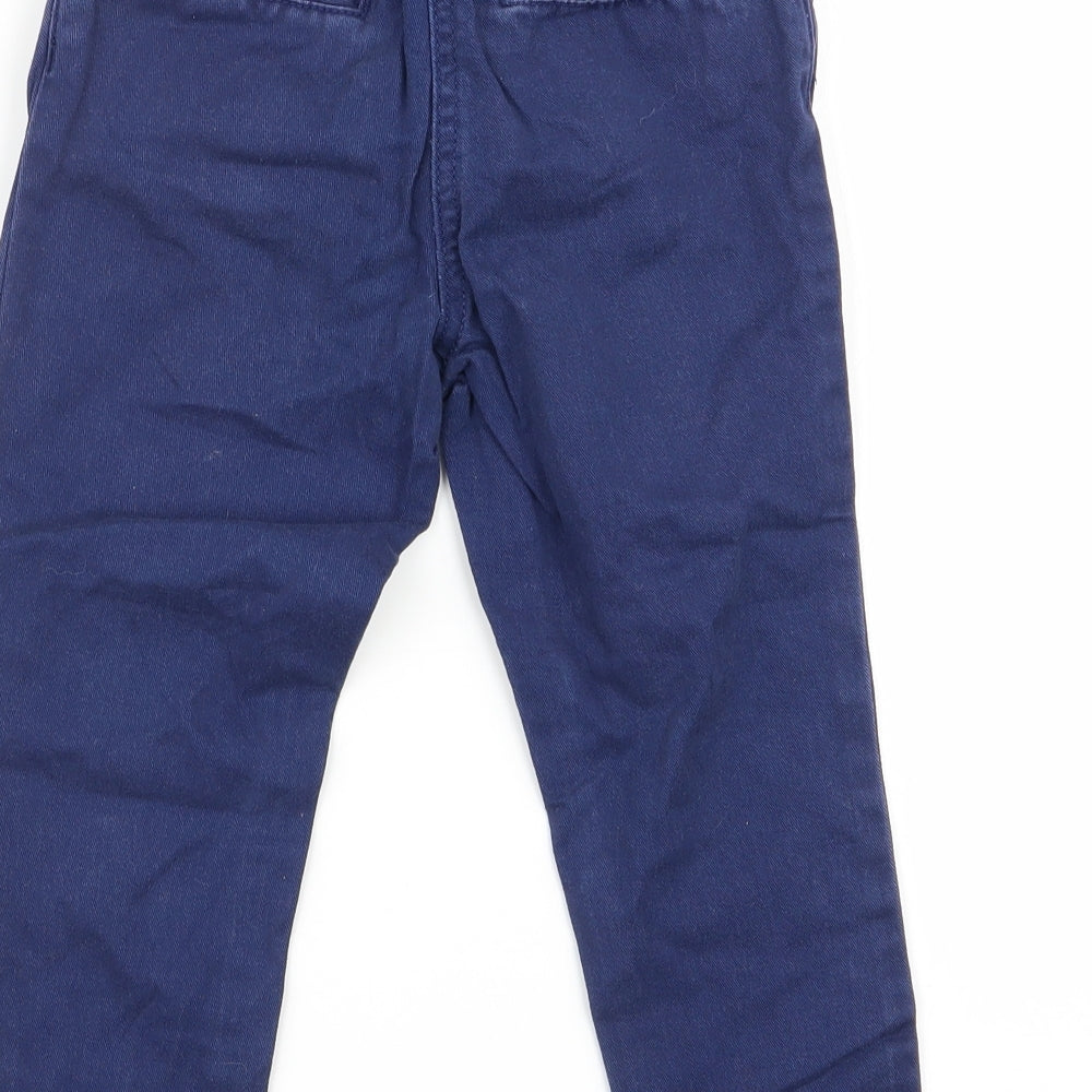 Asda George Girls Blue   Cargo Trousers Size 18-24 Months  - chino