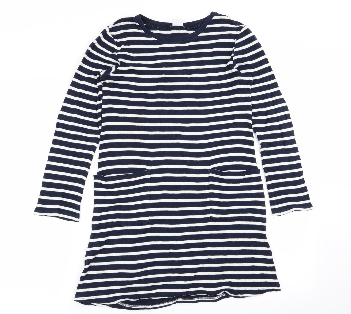 NEXT Girls Multicoloured Striped  Fit & Flare  Size 9 Years