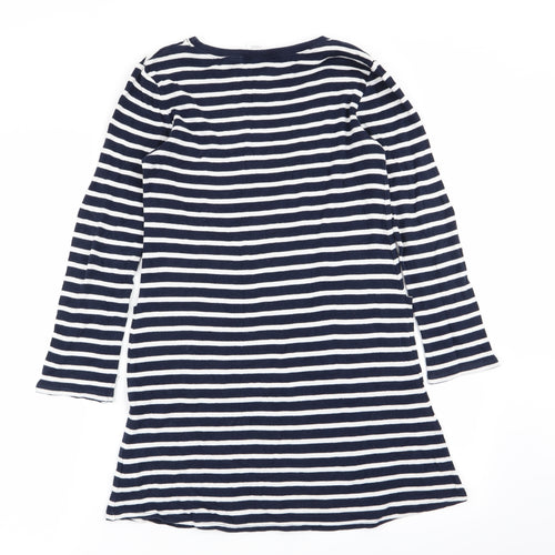 NEXT Girls Multicoloured Striped  Fit & Flare  Size 9 Years