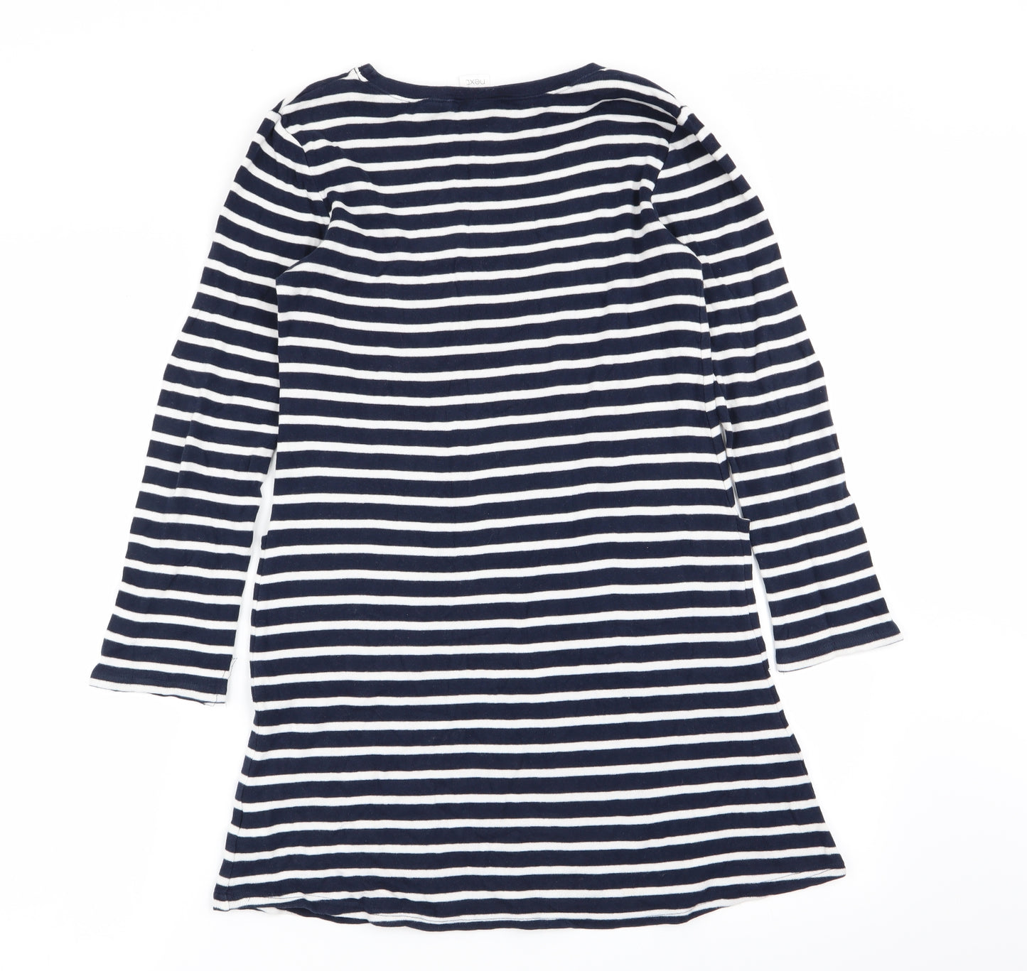 NEXT Girls Multicoloured Striped  Fit & Flare  Size 9 Years