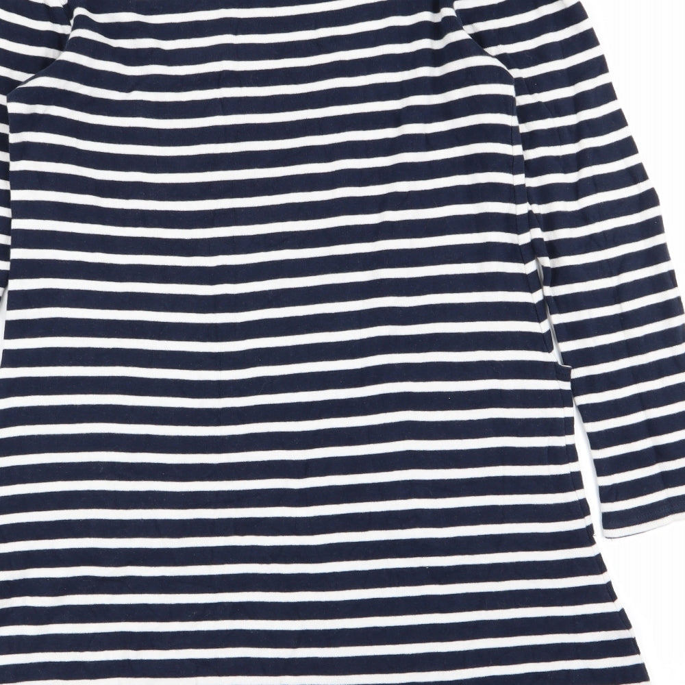 NEXT Girls Multicoloured Striped  Fit & Flare  Size 9 Years