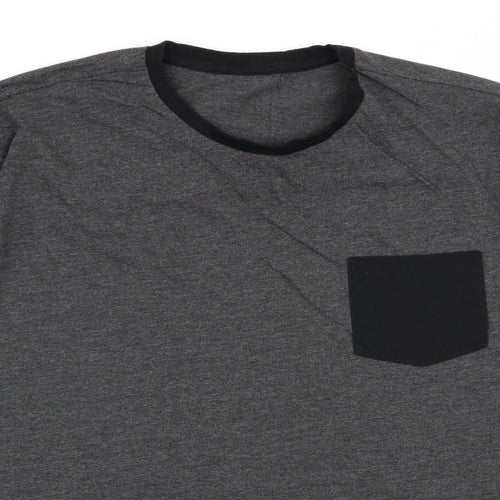 Asda George Mens Grey    T-Shirt Size L