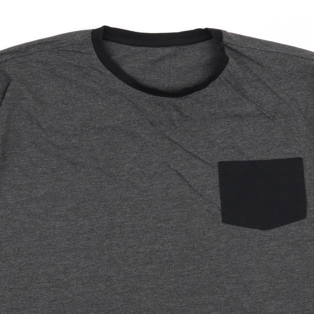 Asda George Mens Grey    T-Shirt Size L