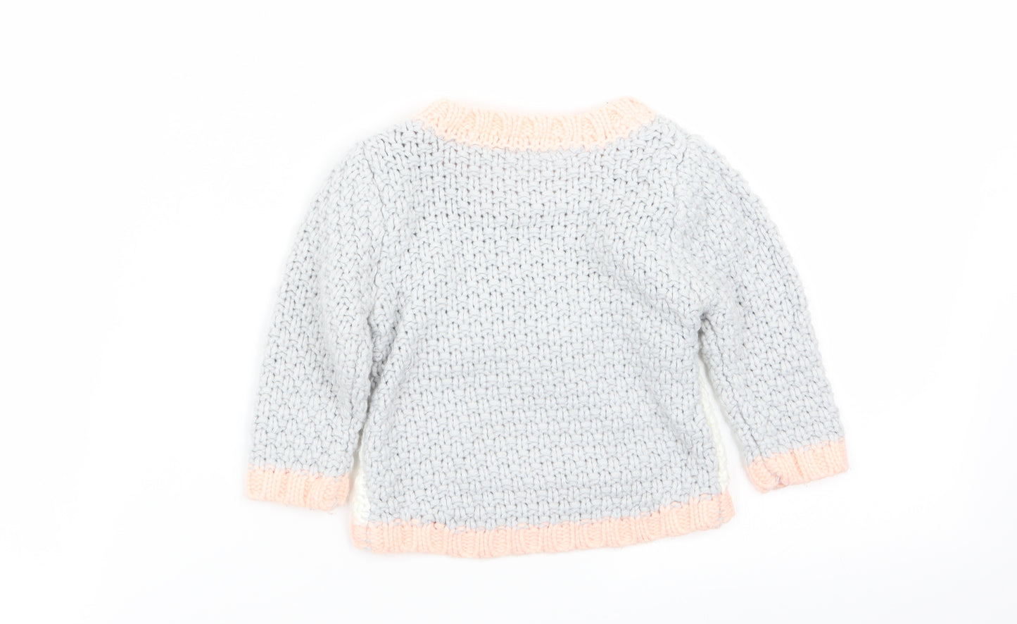 Nutmeg Girls Multicoloured   Pullover Jumper Size 3-6 Months